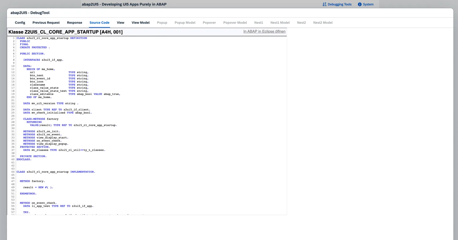 Developer Tools opened with Ctrl+F12 showing code, view, and model